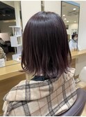 外ハネボブ×ラベンダーピンク