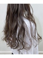 ネオリーブウリ 二子玉川店(Neolive uri)&nbsp;グレージュカラー　ボブウルフ　黒髪　ココアベージュ