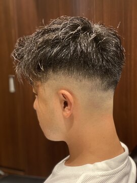 ヒロギンザ 田町店(HIRO GINZA) 【barber】ツイストパーマスキンフェード