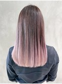 ピンクヘアー秋色ピンクグレープフルーツ_ba327221