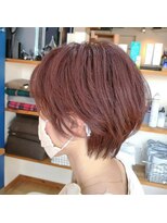 プレゼンス ブレインズ 下北沢(PRESENCE BRAINS)&nbsp;『PRESENCEBRAINS』ピンクベージュ×ショートボブ