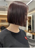 ボブ/ミニボブ/切りっぱなしボブ/ミディアム/ショート