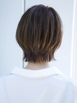 エインアンリー 表参道(AIN.ANLY.)&nbsp;前髪なし外はねウルフボブ20代30代40代【AIN.表参道】川原大地