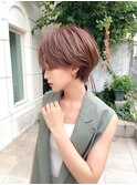 イメチェン/ハッシュカット/レッドブラウン[名古屋栄駅]