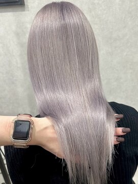 ロウル 渋谷(LOWRL) ホワイトラベンダー/ケアブリーチカラー