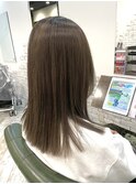 ★似合わせカットグレーベージュ髪質改善インナーカラー前髪