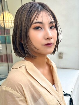 ドーチェ 池田店(DOCHE) オリーブベージュ×大人かわいいボブスタイル
