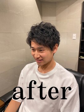 スカイビューレックス 赤坂店 カジュアルパーマ<理容室>[メンズ/シェービング/赤坂]