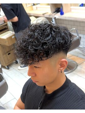 グルーマーズトウキョウ(GROOMER/S TOKYO) サーフカール リバースセンターパート 波巻きツイストスパイラル