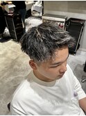 ツイストスパイラルパーマ×ハイライト