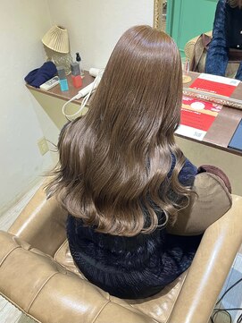 ロチカバイドールヘアー 心斎橋(Rotika by Doll hair) beige color