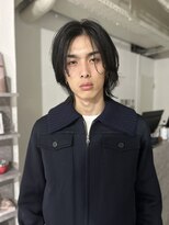 メゾンアクア 表参道(Maison ACQUA)&nbsp;=メンズボブ/スパイキーショート/ブルーブラック／MEN’S HAIR