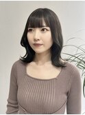 髪質改善カラー オリーブベージュ
