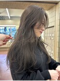 ブリーチなしアッシュグレージュヘーゼルベージュ夏カラー