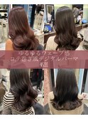 tomo髪質改善/コテ巻きパーマ/デジタルパーマ/前髪パーマ