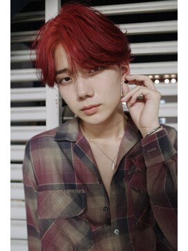 ピア(Pia) メンズカット　ワインレッド