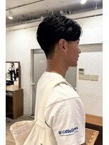 ファム(FAM)&nbsp;センターパート　くせ毛　癖毛　フェザーパーマ　代官山　中目黒