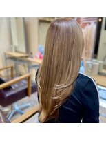 アメリ ココロ 南森町店(Ameri cocoro.)&nbsp;【ライトベージュ/ロング/似合わせボブ】#Ameri