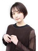 ショートボブ/20代/30代/40代/ワンカール/くびれヘア/小顔