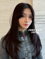 ジュノヘアージャパン 表参道(JUNO HAIR JAPAN) 【前髪伸ばし中の方必見】前髪なしレイヤースタイル!韓国ヘア