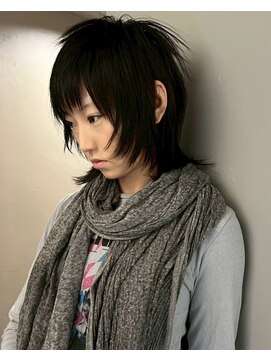 ハコ プラス(HACO+) 【Haco+】Nova_シャギーウルフ_暗めカラー