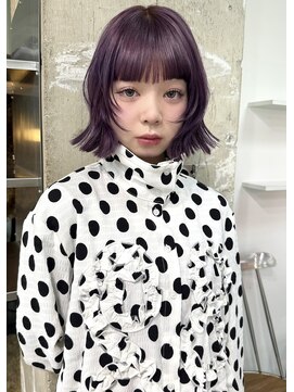 ゾーイダイミョウ(ZOEY daimyo) ラベンダーカラー/顔周りカットボブ