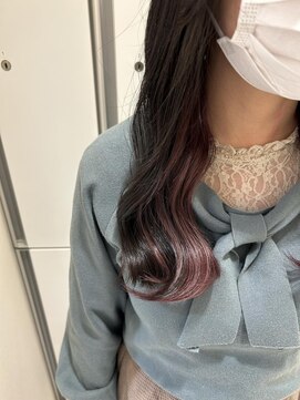 フェイス 伊勢原(FACE。) インナーカラー　ラベンダー