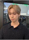 ミルクティーカラー韓国センターパート