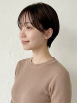 カバーヘア 上尾西口店(COVER HAIR)&nbsp;丸みショートボブ/くびれ透明感カラー春色ブリーチなしp上尾