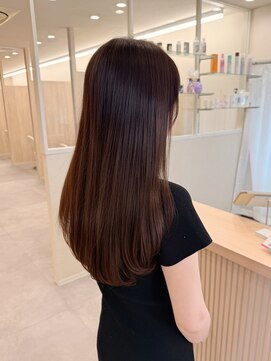 イマージュ 志免店(image) 毛先ワンカールの垢抜けレイヤーストレート