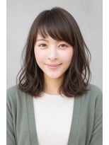 ウキウキクラブ 泉ヶ丘店(UKI UKI CLUB)&nbsp;骨格補正☆小顔レイヤー×トレンドバング[30代40代50代60代]