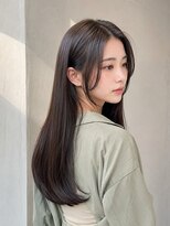 モト 船橋(moto)&nbsp;韓国タンフルヘア上品艶髪ロングストレート顔周りカット船橋