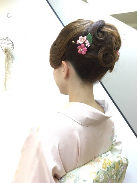 着物　着付け ヘアーセット