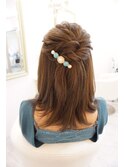 ゆるふわダウンアレンジ　ヘアセット