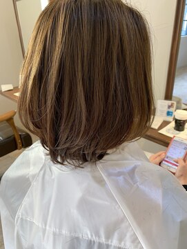 マリアバイアフロート(Maria by AFLOAT) 【アフロート添田】リアル ビフォーアフタースタイル透彩色ボブ