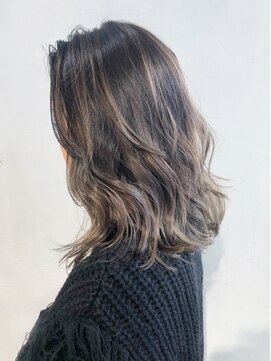 アルバム 渋谷パルコ(ALBUM) ハイライトグラデーションパールベージュ_ ローライト_ba284321