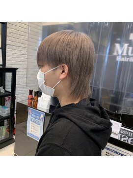 ミューズ 新浦安店(HAIR&NAIL MUSE) 1ブリーチ/透明感溢れる/ソフトグレー