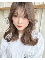 くびれセミディ（ピンクベージュボブルフ）
