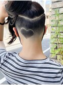 【roijir 山岸】スキンフェード女子 刈り上げ女子 バリアート