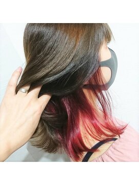 ヘアーアンドアイラッシュ チェイン(HAIR&EYELASH CHAIN) インナーカラー”ピンク”