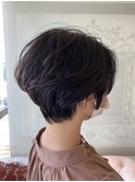 20代30代40代オススメスタイル小顔マニッシュショートボブ