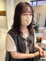 ヘアー アイス ルーチェ(HAIR ICI LUCE)&nbsp;レッドブラウン　フロントパーマ/今枝