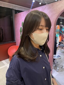 ローレンジウ(LOREN JU) 透明感髪質改善ベージュダブルカラーミルクティーグレージュ