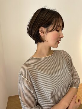 ルネ 北千住(Renee) くすみベージュ_マニッシュショート_ハイライト