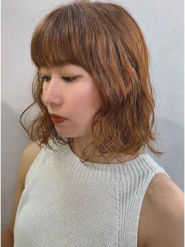 ハブ(hub) 【天神今泉】オレンジベージュ