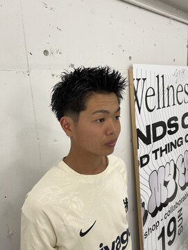 ウェルネス(Wellness) スパイキーショート　フェード