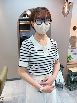 シビバイレボ(CIBI by revo) 地毛風カラー/ナチュラルレイヤーカット/ショートボブ[船橋]