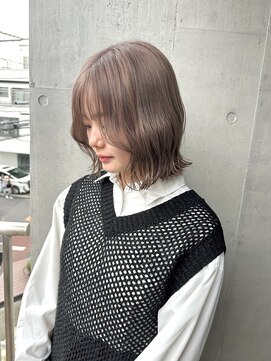 アルカナ 明治神宮前原宿(ARCANA) ミルクティーベージュ グレーベージュ タッセルボブ