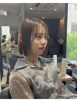 ラボヌールヘアーリアン 川越店(La Bonheur hair Lien)&nbsp;【Lien 風呂田】ぷつっと切りっぱなしボブ♪