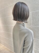 サンド 名古屋(sand)&nbsp;ボブ/レイヤーカット/髪質改善/ウェットヘア/オリーブベージュ